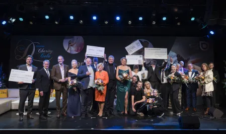 Gala 2025 &Uuml;bergabe der Spendenschecks