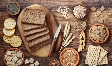 Getreide, Vollkornprodukte, Ballaststoffe, Brot