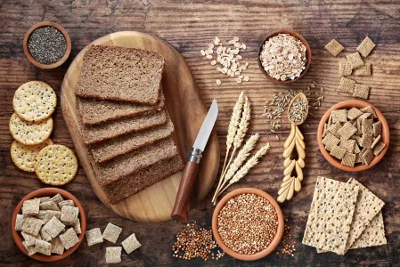 Getreide, Vollkornprodukte, Ballaststoffe, Brot