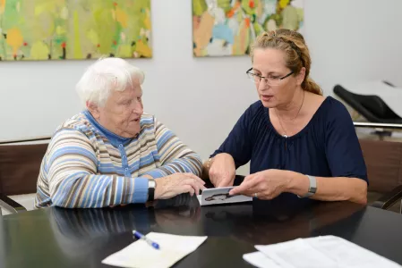 Beratung beim Arzt oder Diabetesberater