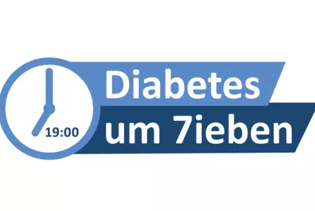 Logo Diabetes um 7ieben Logo Diabetes um Sieben