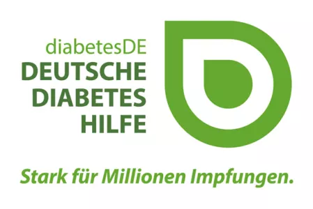 Logo diabetesDE - Stark für Millionen Impfungen Logo diabetesDE - Stark für Millionen Impfungen