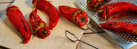 Gefüllte Spitzpaprika Gefüllte Spitzpaprika