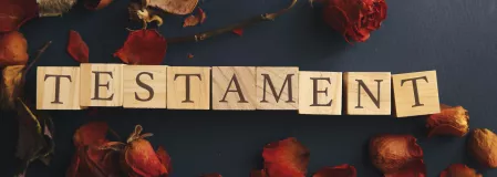 Buchstabenwürfel "Testament" Buchstabenwürfel "Testament"