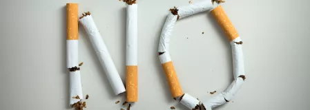 Zigaretten gelegt als "No" Zigaretten gelegt als "No"