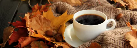 Kaffee im Herbst Kaffee im Herbst