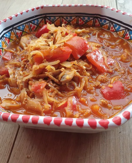 Sauerkraut-Paprika-Suppe