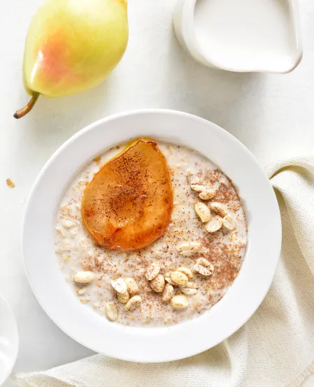 Birnen-Orangen-Porridge