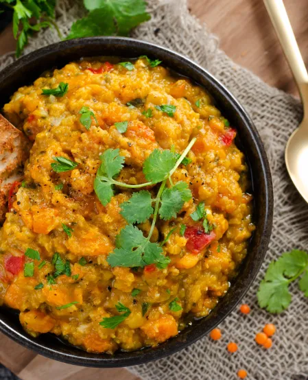 Linsencurry mit Gem&uuml;se 