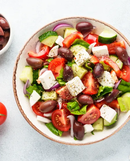 Tomaten-Feta-Salat