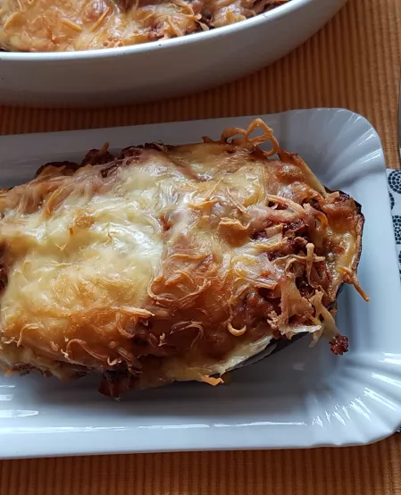 Rezept gefüllte Auberginen Rezept gefüllte Auberginen