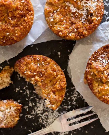 Kokosmuffins mit Limette Kokosmuffins mit Limette