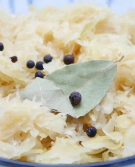 Sauerkraut Nahaufnahme Sauerkraut Nahaufnahme