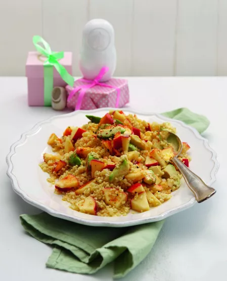 Rezept Hirsesalat mit Apfel Rezept Hirsesalat mit Apfel