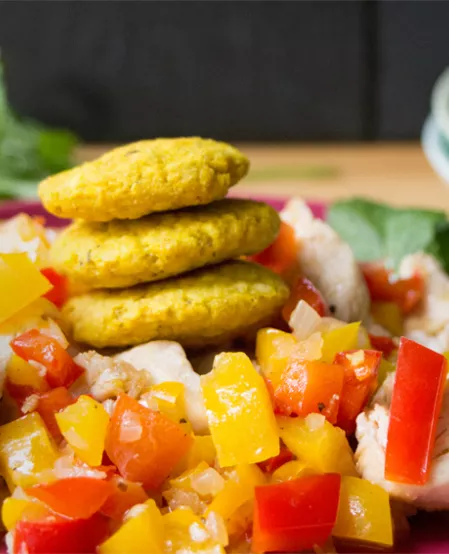 Linsentaler Linsentaler mit Hähnchen und Paprika
