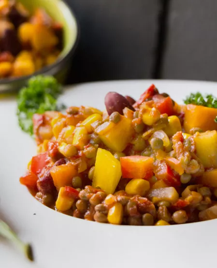 Linseneintopf Linsenchili