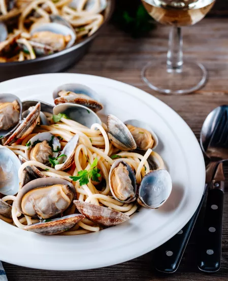 Pasta mit Muscheln Pasta mit Muscheln