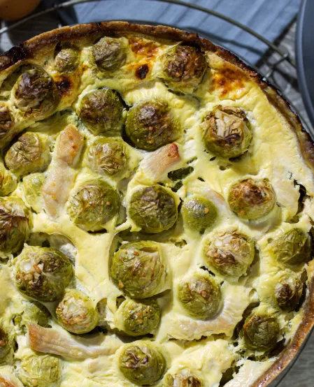 Rezept Rosenkohlquiche Rezept Rosenkohlquiche