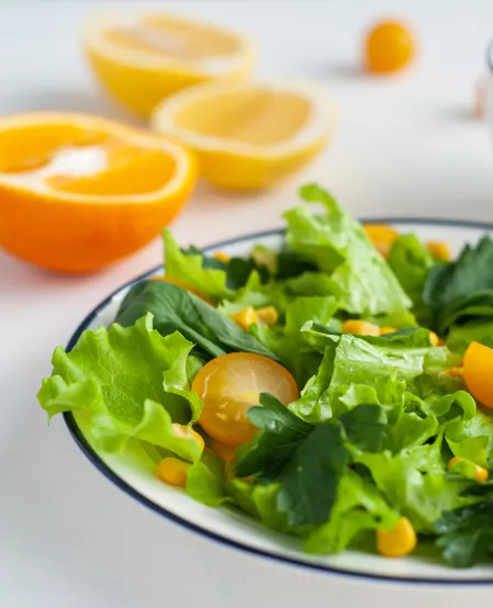 Kichererbsen-Orangen-Salat mit Avocado Kichererbsen-Orangen-Salat mit Avocado