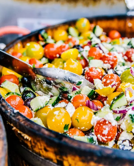 Tomaten-Feta-Salat Tomatensalat
