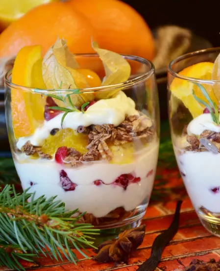 Weihnachtsdessert Weihnachtsdessert