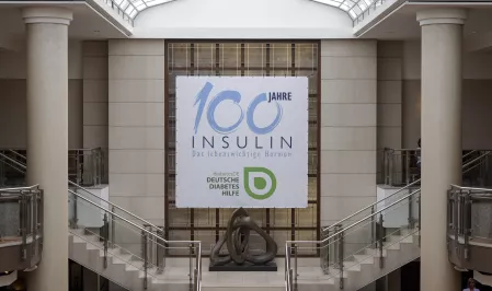 Event 100 Jahre Insulin: Eingangsbereich Event 100 Jahre Insulin: Eingangsbereich
