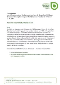 Vorschaubild Positionspapier zum Gesundes-Herz-Gesetz