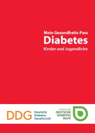 Deckblatt Gesundheits-Pass Diabetes für Kinder und Jugendliche