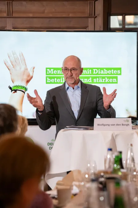 Menschen mit Diabetes beteiligen und st&auml;rken 2026: Wolfgang van den Bergh