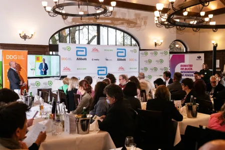 Menschen mit Diabetes beteiligen und st&auml;rken 2026: Gru&szlig;wort Simone Borchardt (CDU), Schirmherrin des Abends