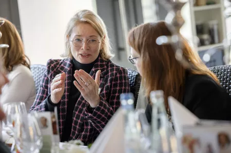Peggy Schierenbeck im Gespräch mit Gaby Allrath