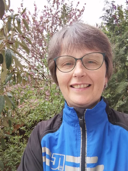 Birgit Quenzer beim Diabetes-Lauf