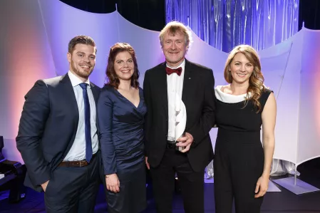 Preisträger Dr. Karsten Milek auf der Gala 2017