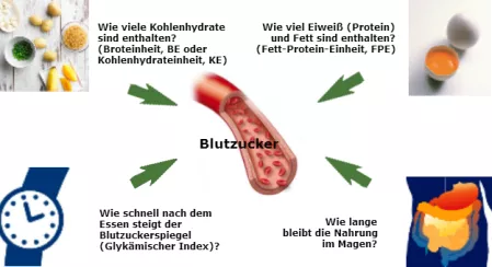 Blutzucker-Fragen-Grafik Blutzucker-Fragen-Grafik