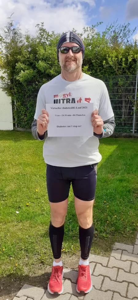 Ninoslav Raskovic beim Diabetes-Lauf
