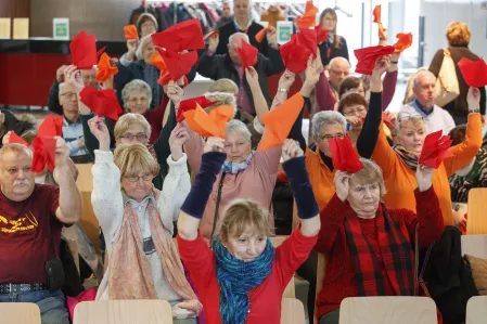 Seniorentanz zum Mitmachen beim Weltdiabetestag 2017