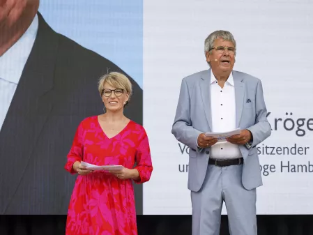 Diabetes-Sommertour 2024: Andrea Ballschuh und Dr. Jens Kröger
