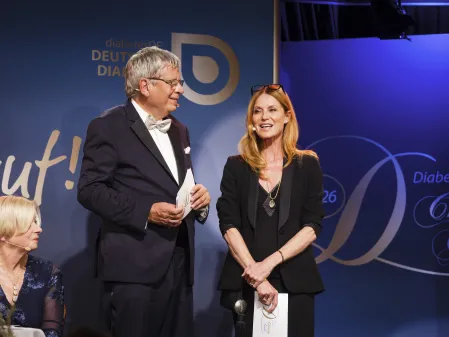 Dr. Jens Kr&ouml;ger und Schauspielerin Esther Schweins