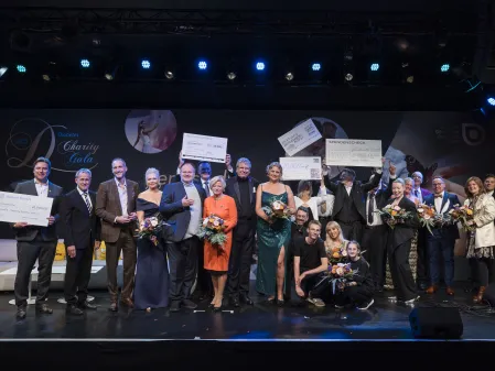 Gala 2025 Übergabe der Spendenschecks