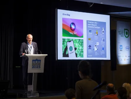 Impulsvortrag von Prof. Dr. Bernd Kulzer zum Thema Künstliche Intelligenz und Diabetes