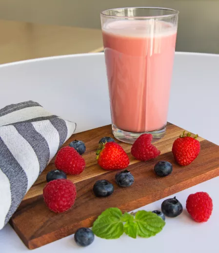 Smoothie mit Beeren