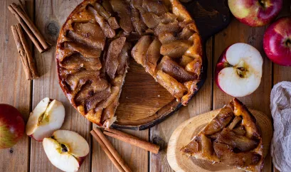 Apfelkuchen mit viel Zimt