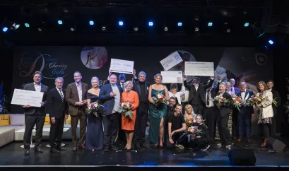 Gala 2025 &Uuml;bergabe der Spendenschecks