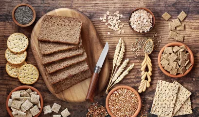 Getreide, Vollkornprodukte, Ballaststoffe, Brot