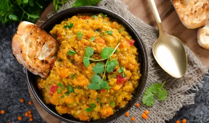 Linsencurry mit Gem&uuml;se 