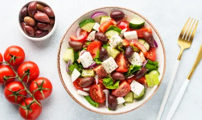 Tomaten-Feta-Salat