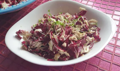 Radicchio-Salat mit Thunfisch und Feta