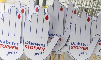 Diabetes Stoppen Hände