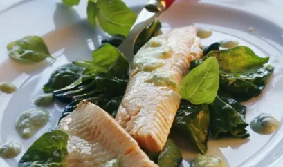 Fisch mit Basilikum