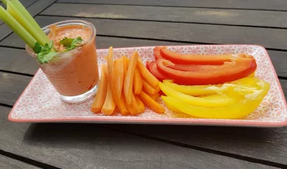 Rezept Gemüsesticks mit Dip